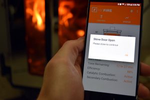 Catalyst Wood Stove App for Safety